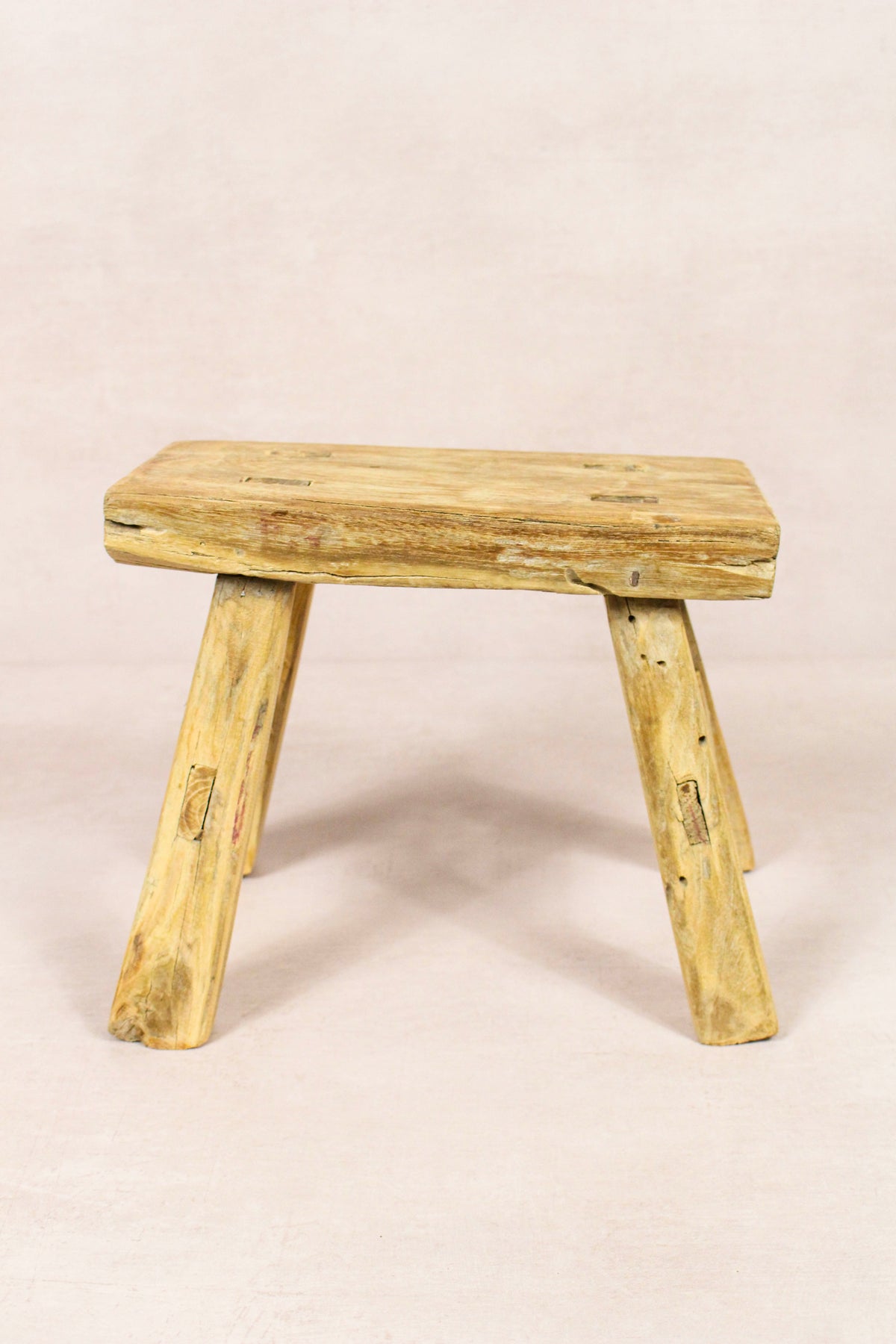 Vintage Rustic Stool - Elm wood - Small - 161