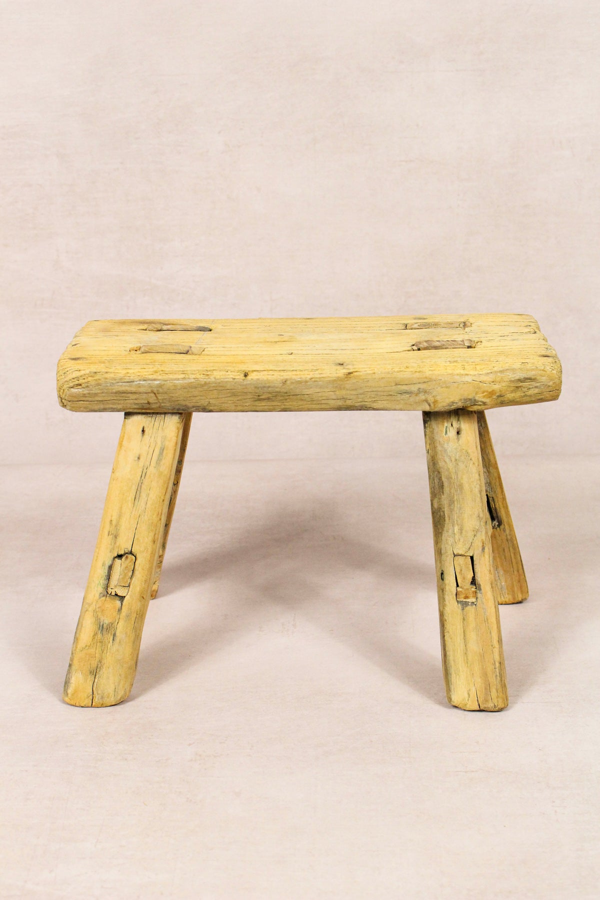 Vintage Rustic Stool - Elm wood - Small - 165