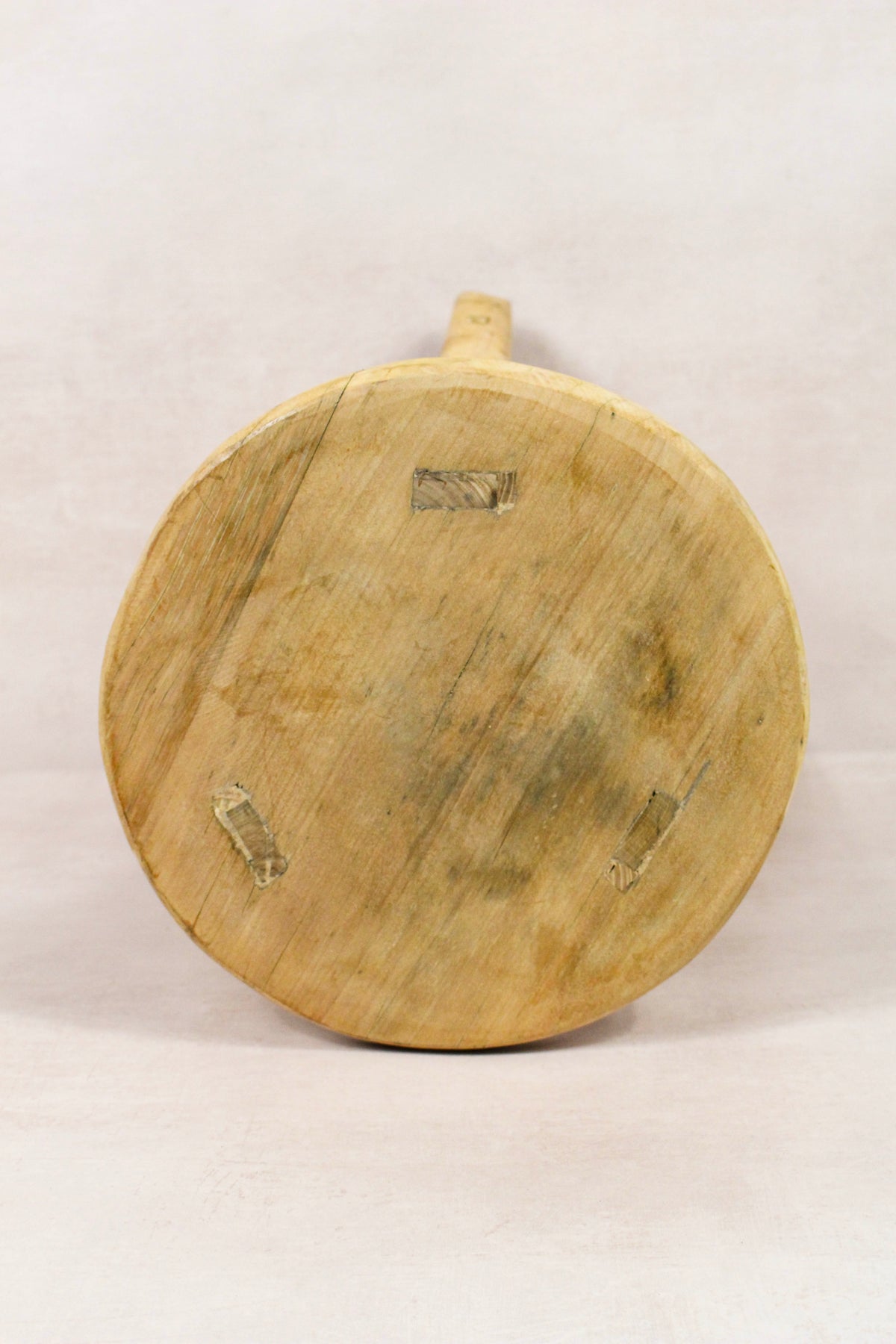 Vintage Rustic Round Stool - Elm wood - 175