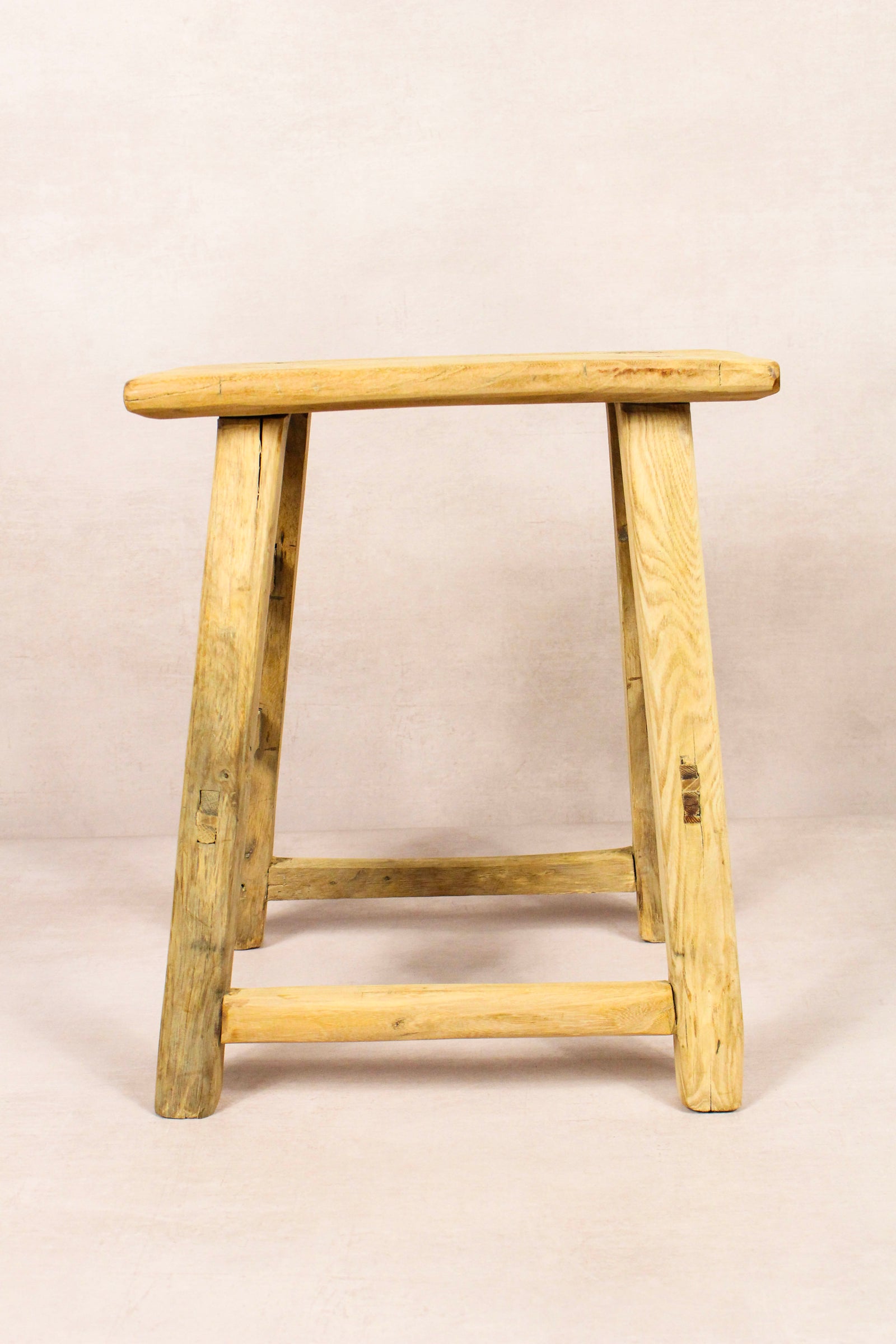 Vintage Rustic Stool - Elm wood - 176