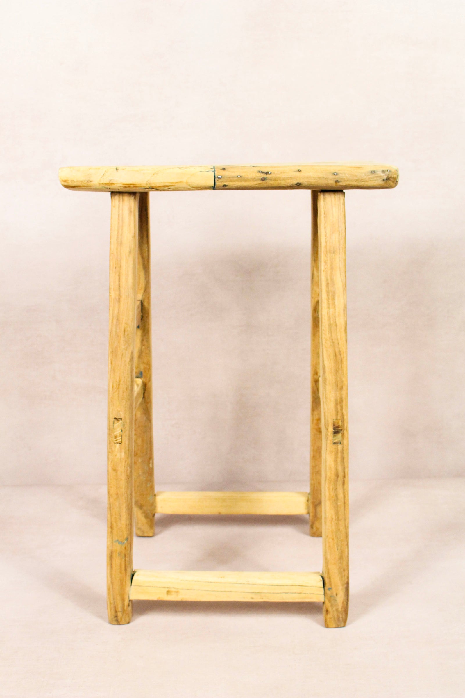 Vintage Rustic Stool - Elm wood - 179