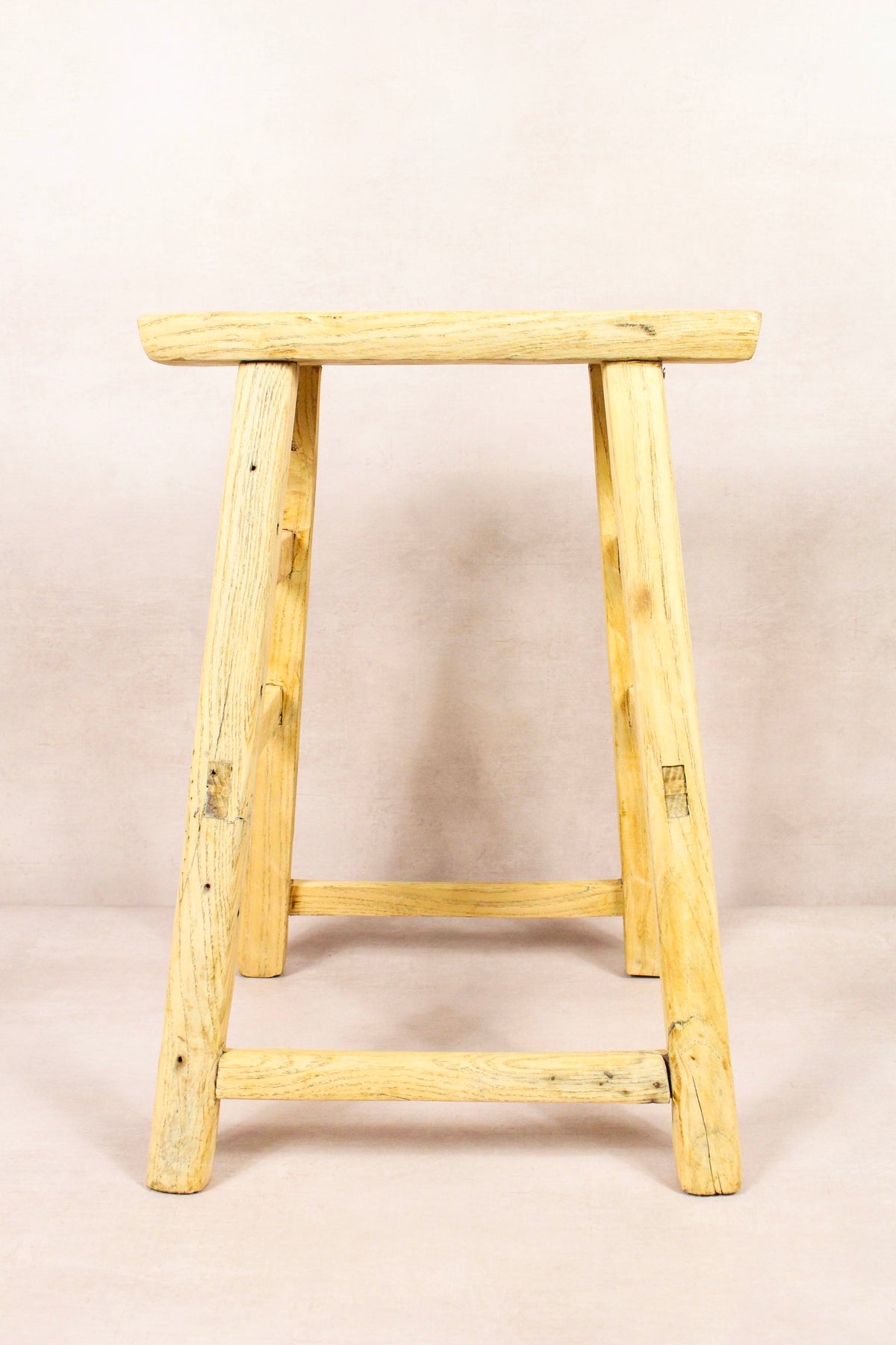 Vintage Rustic Stool - Elm wood - 182