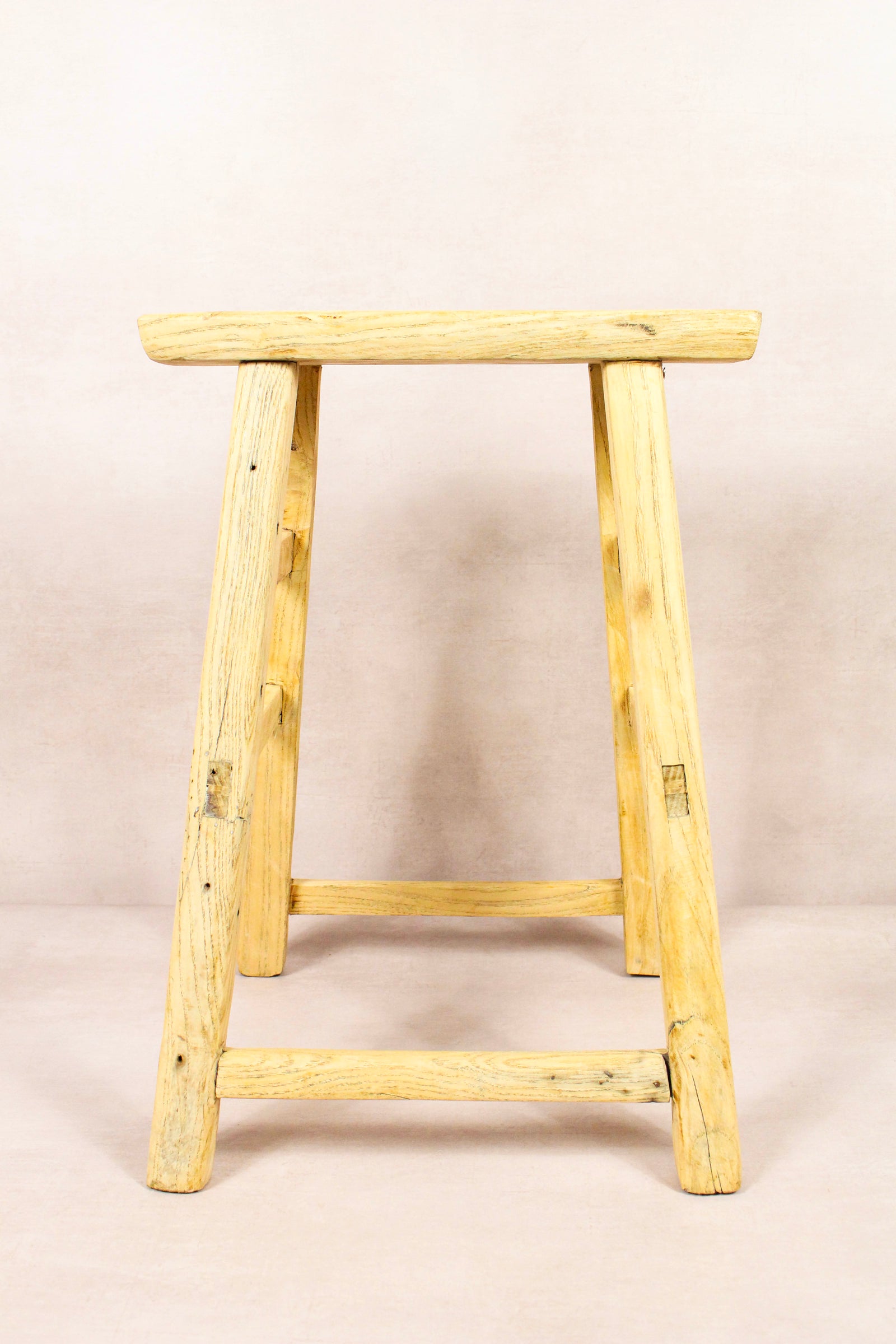 Vintage Rustic Stool - Elm wood - 182