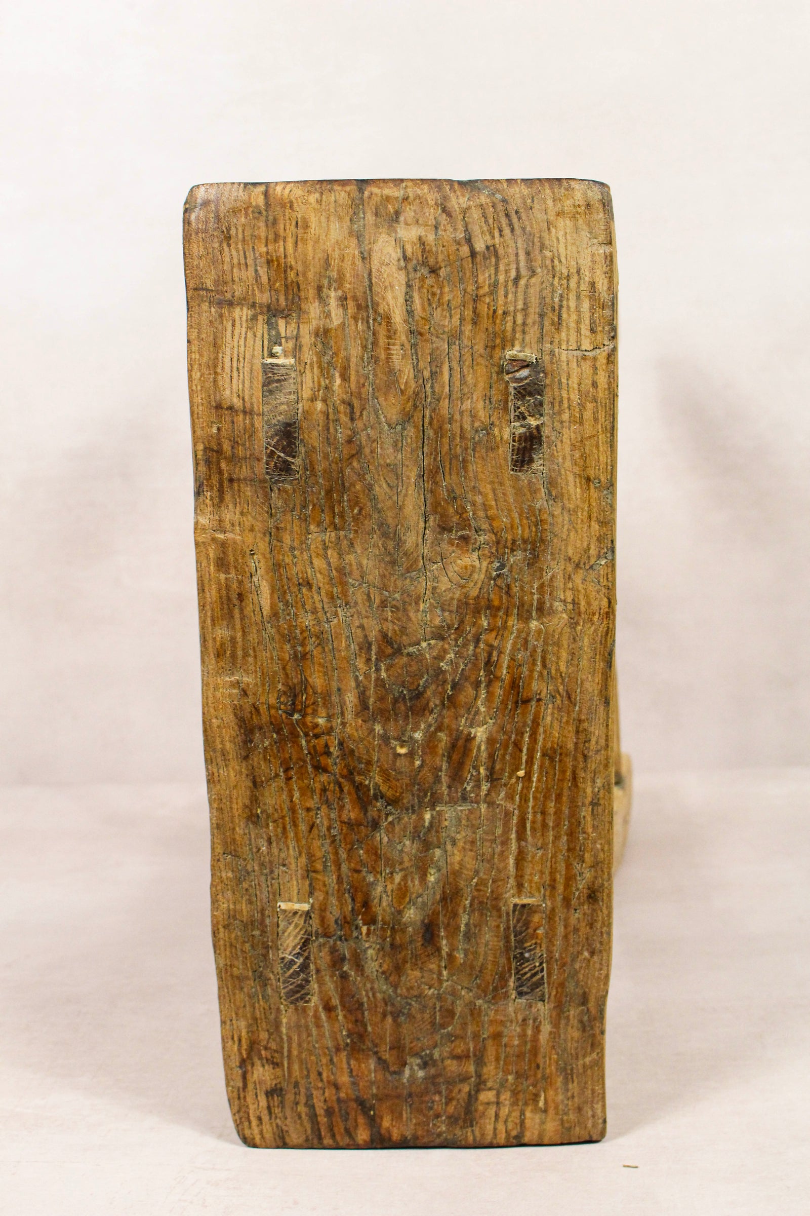 Vintage Rustic Stool - Elm wood - 187