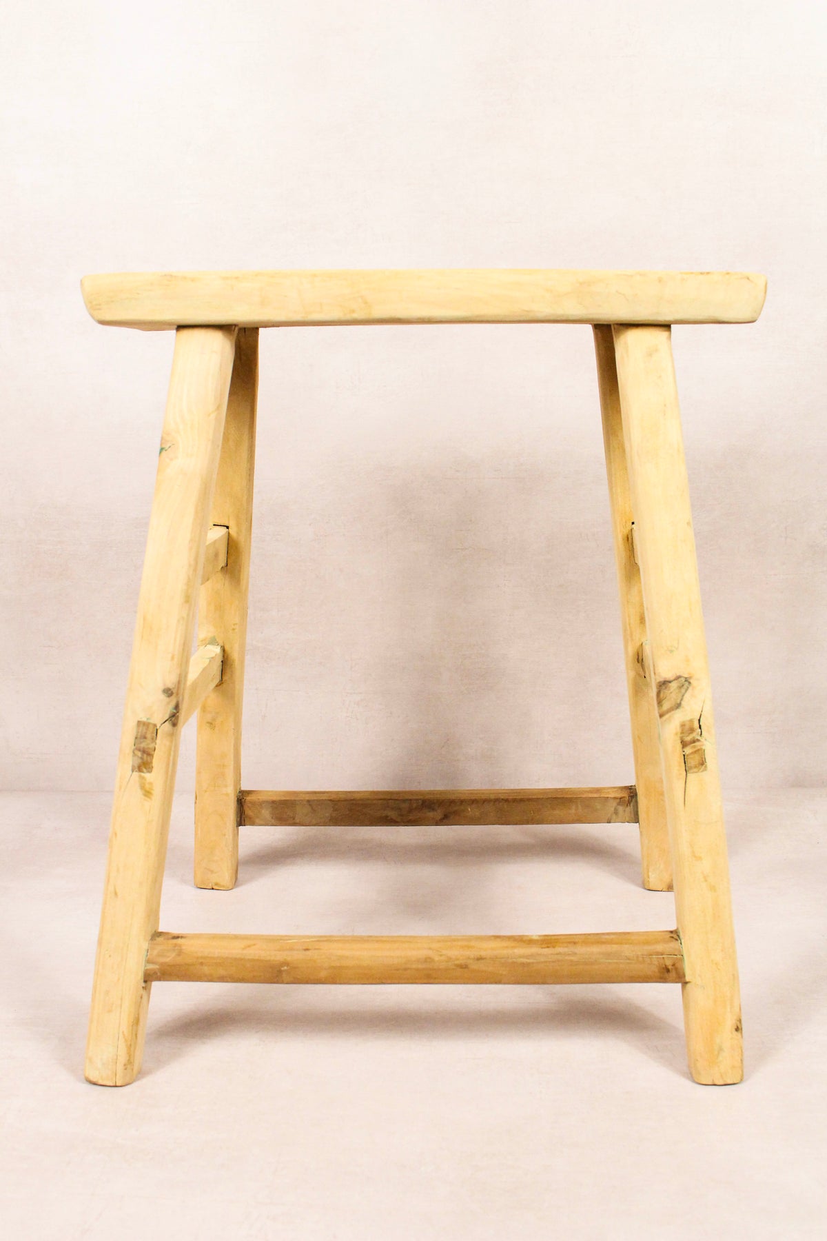 Vintage Rustic Stool - Elm wood - 194