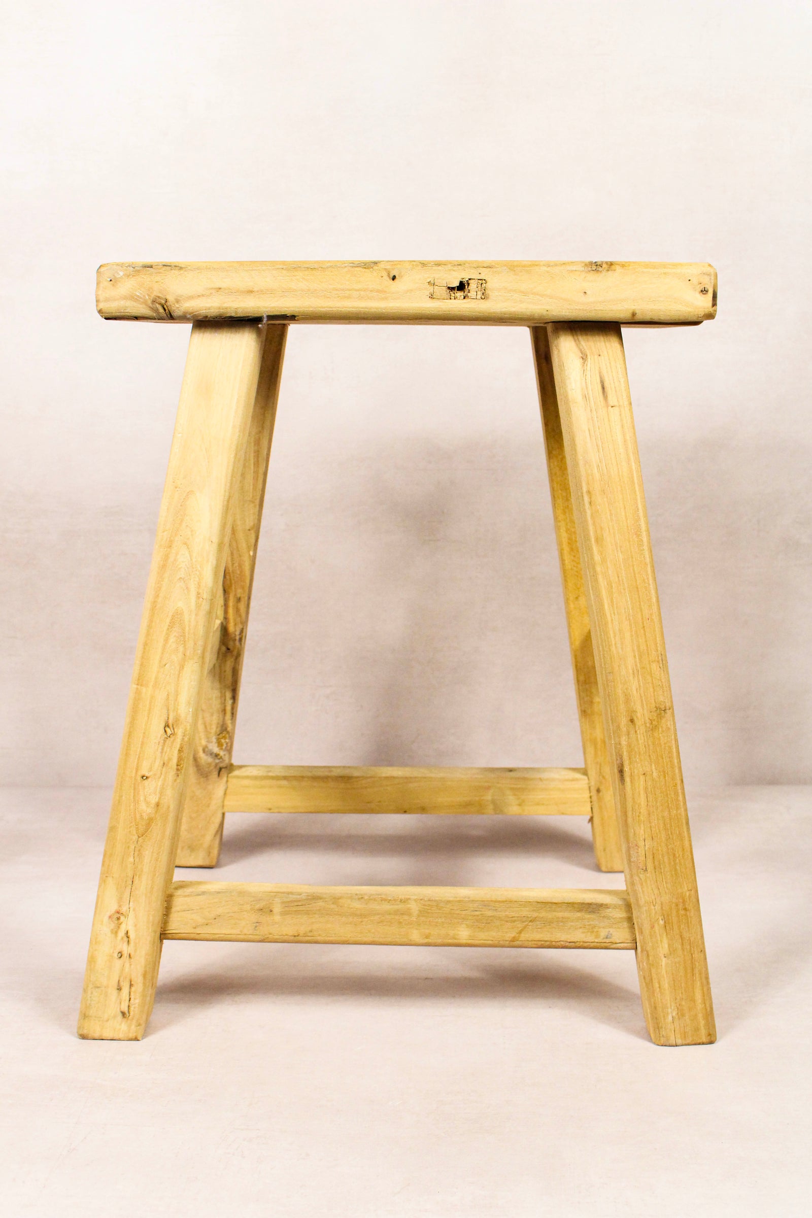 Vintage Rustic Stool - Elm wood - 210