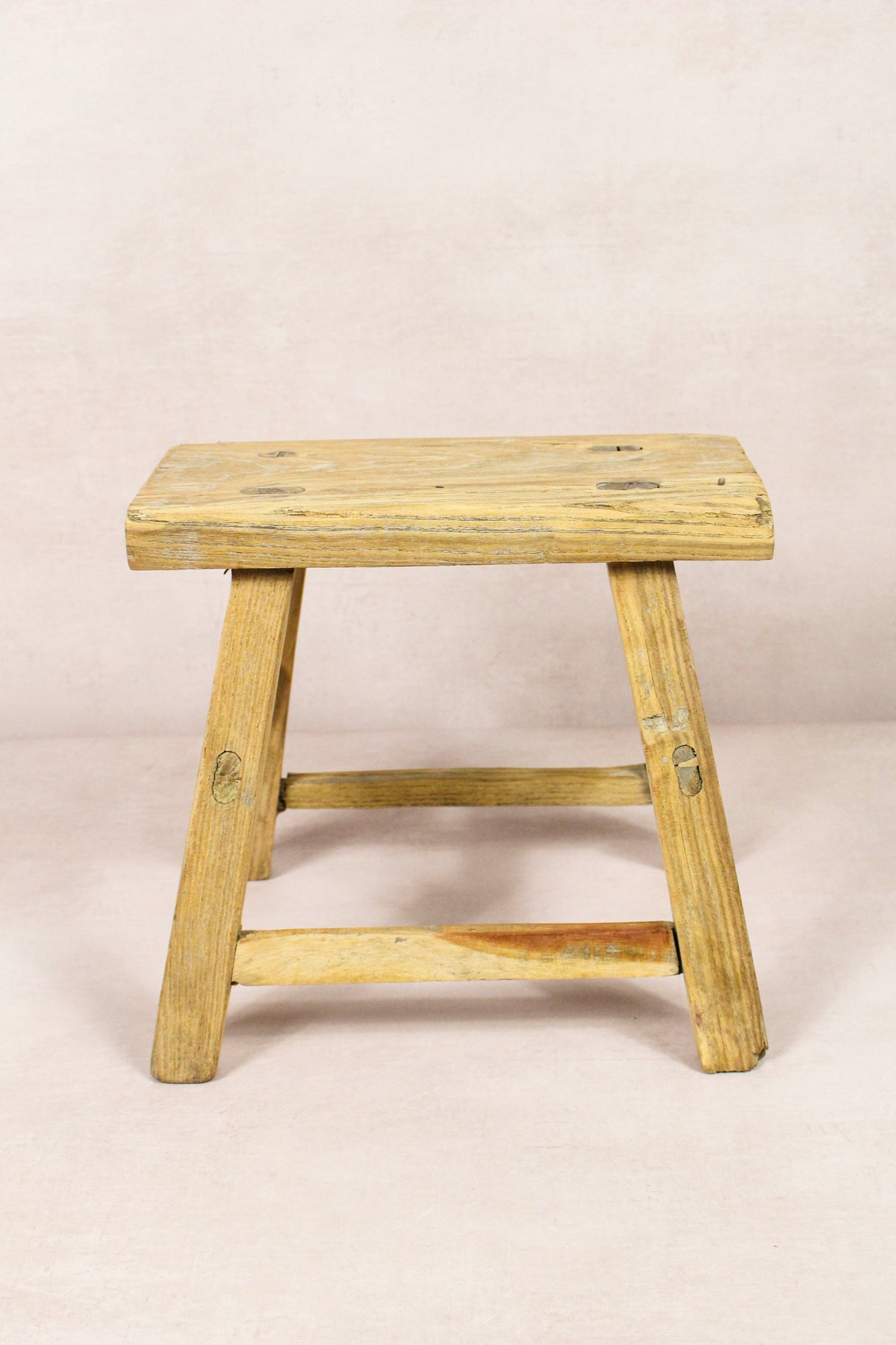 Vintage Rustic Stool - Elm wood - Small - 219