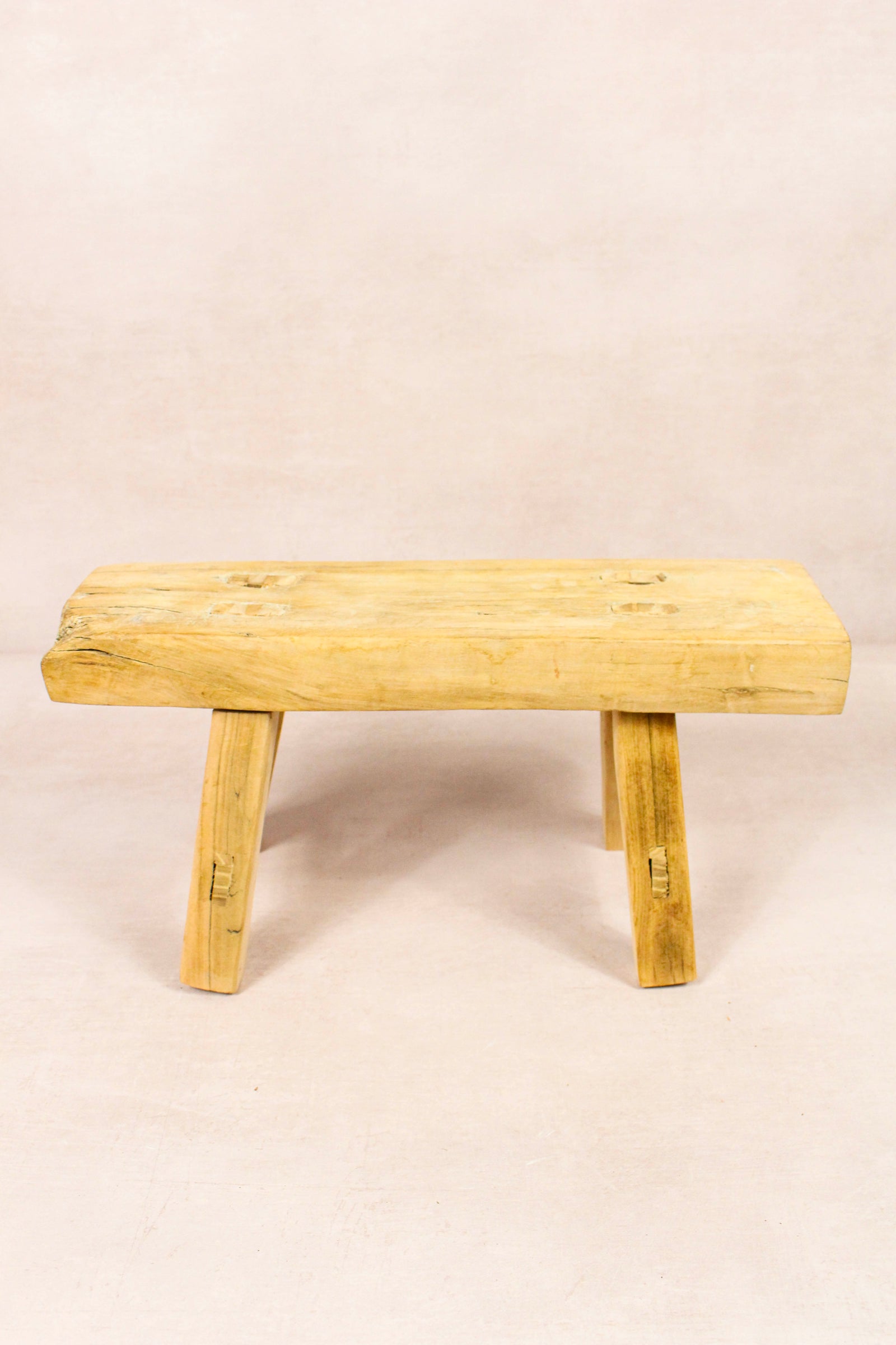 Vintage Rustic Stool - Elm wood - Small - 253