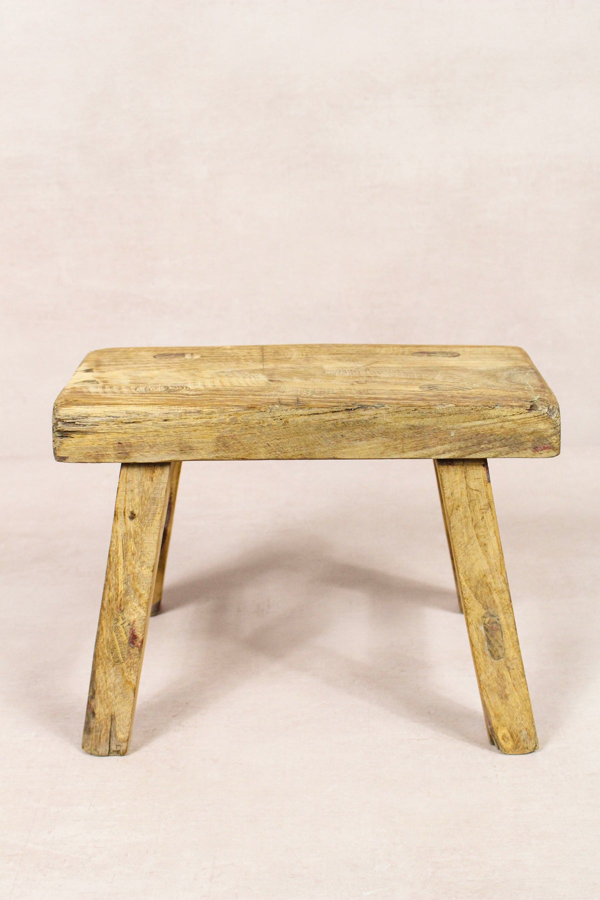 Vintage Rustic Stool - Elm wood - Small - 257