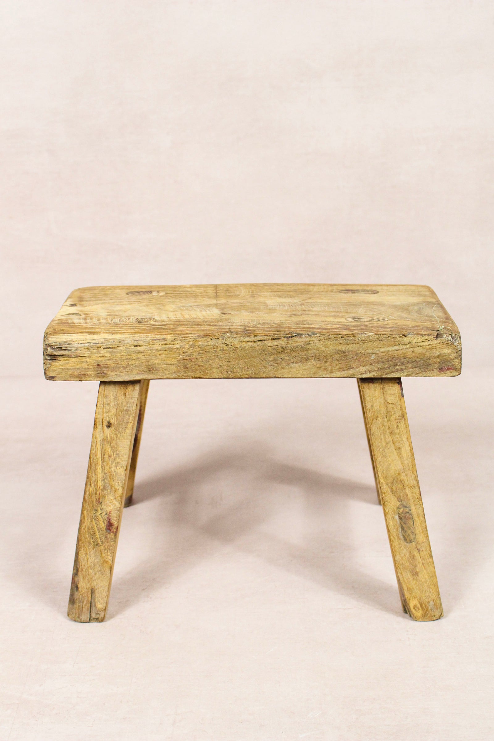 Vintage Rustic Stool - Elm wood - Small - 257