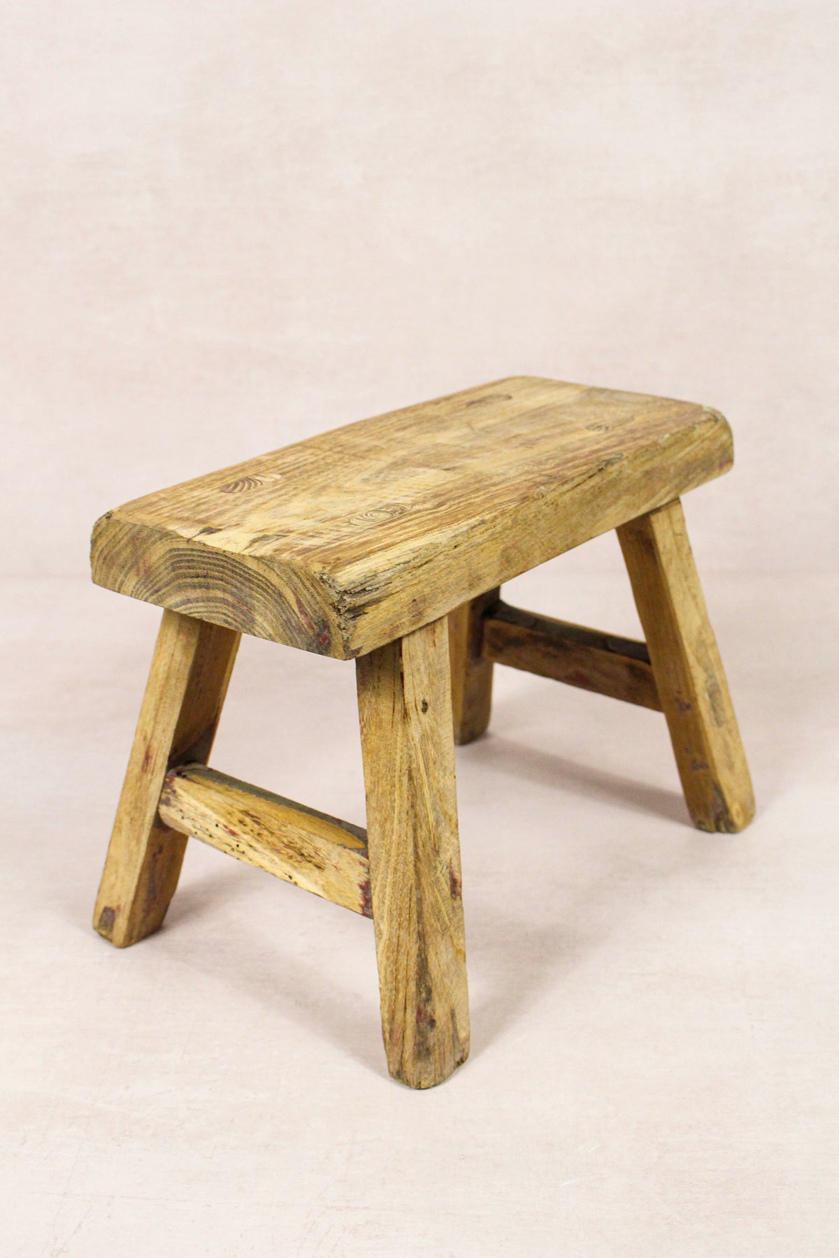 Vintage Rustic Stool - Elm wood - Small - 257