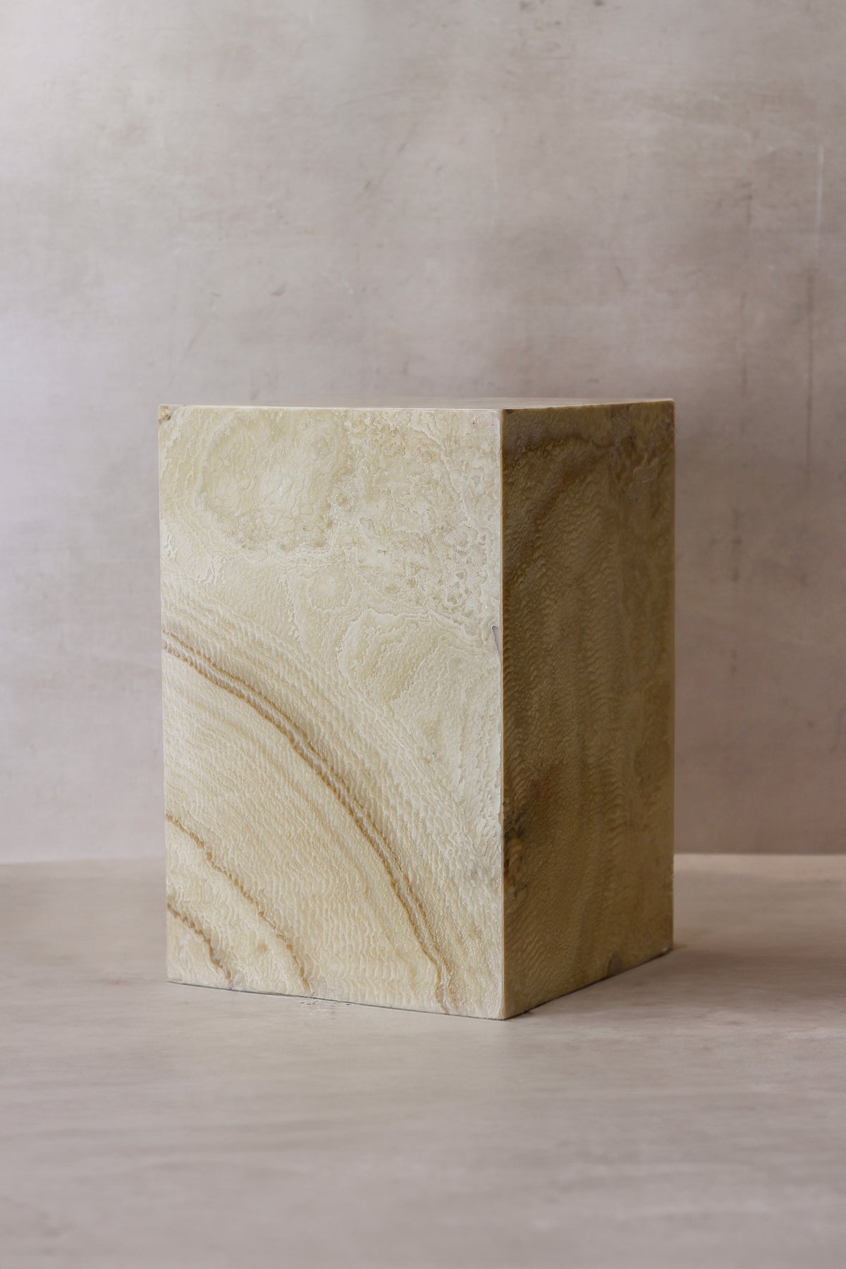 Onyx Side Table Pedestal - Hollow - No 14