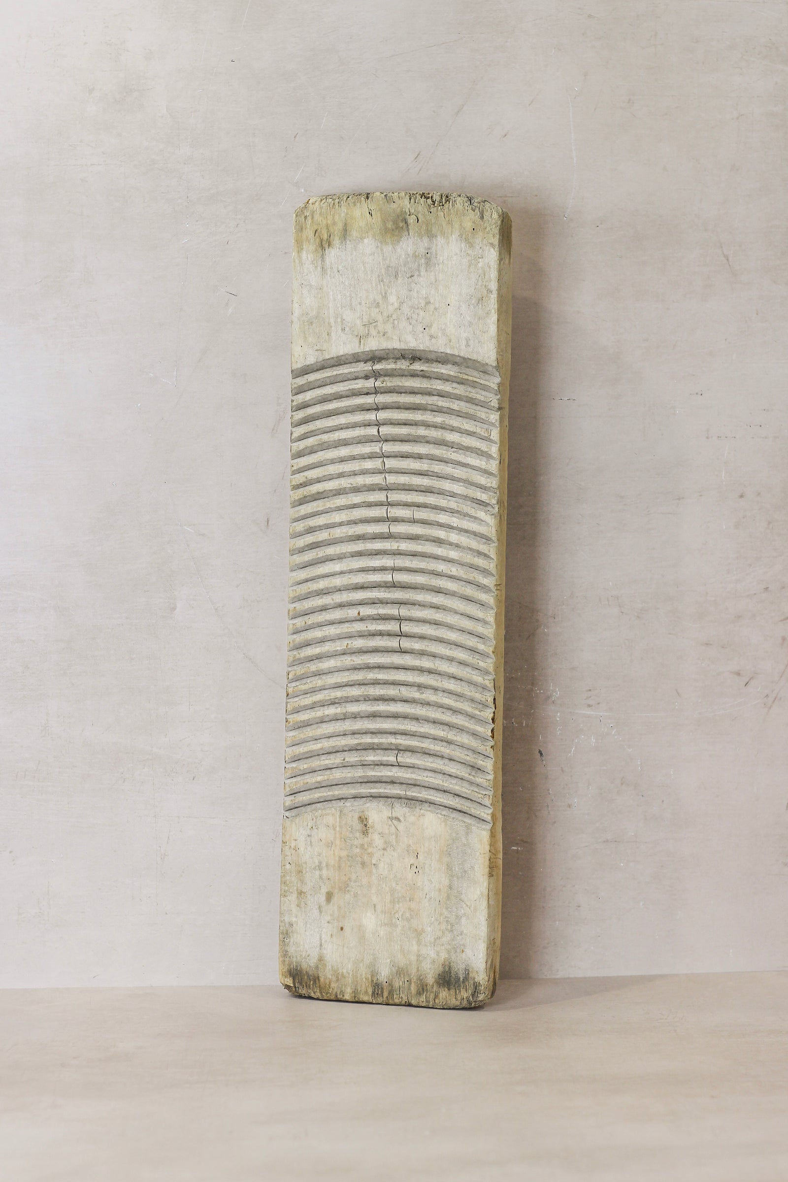 Vintage Elm Wooden Washboard - no 10