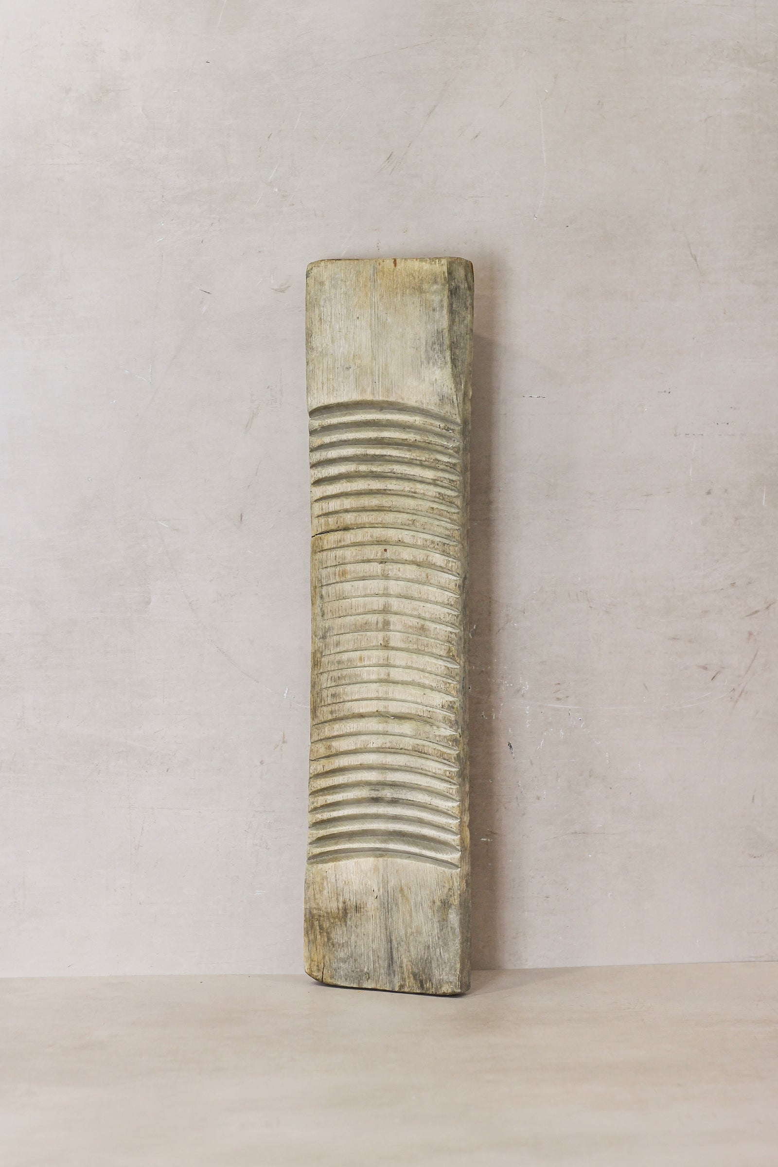 Vintage Elm Wooden Washboard - no 12