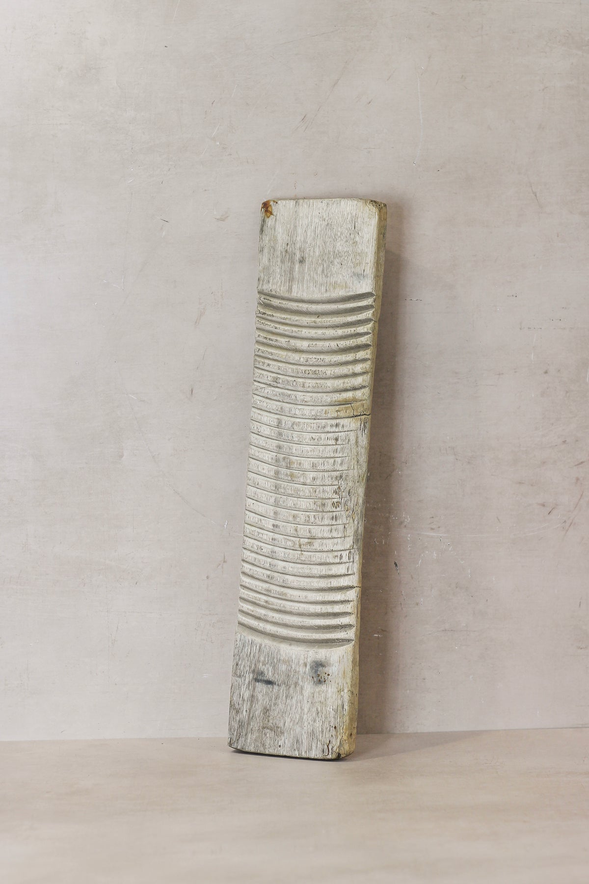 Vintage Elm Wooden Washboard - no 12