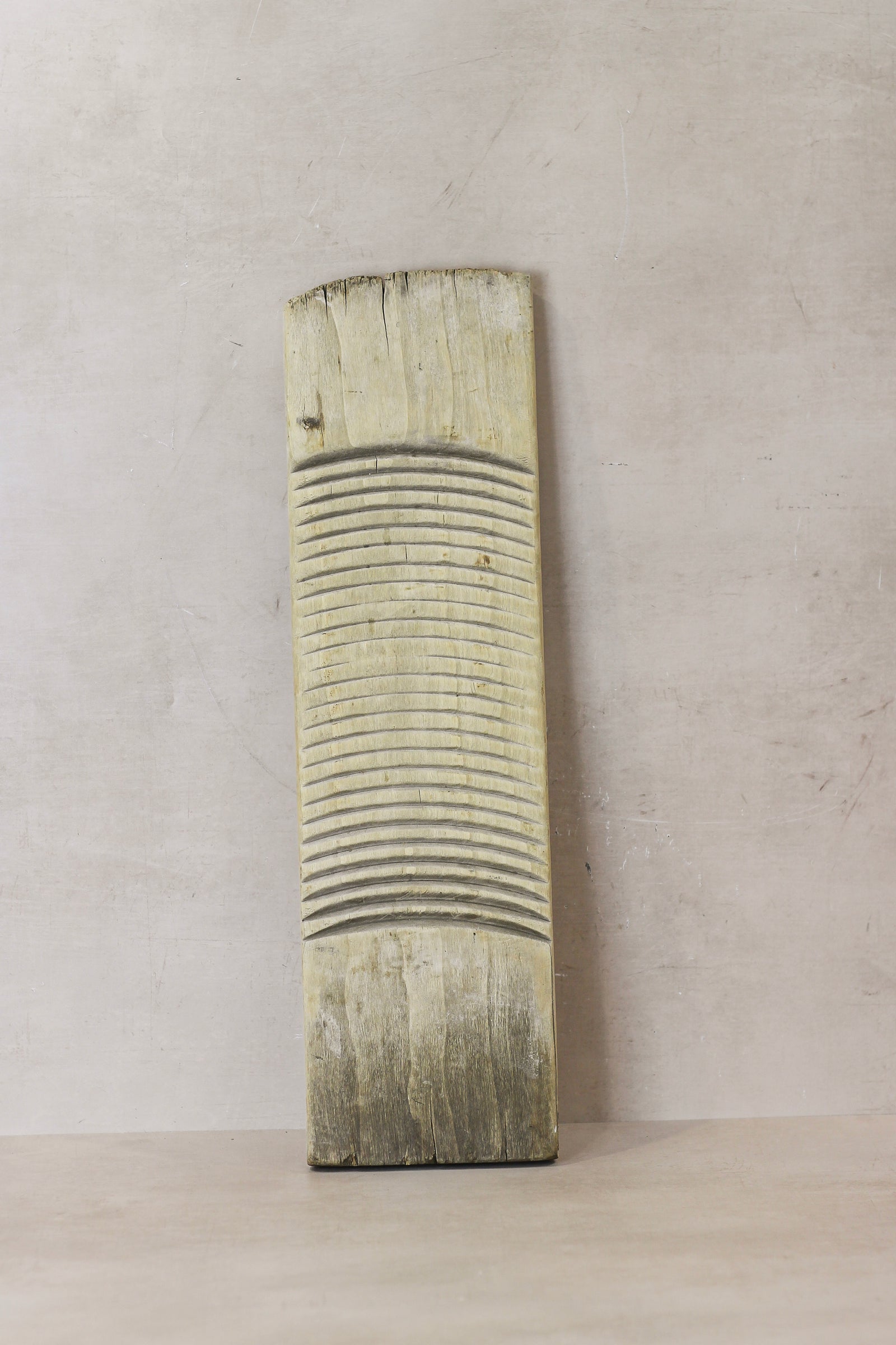 Vintage Elm Wooden Washboard - no 13