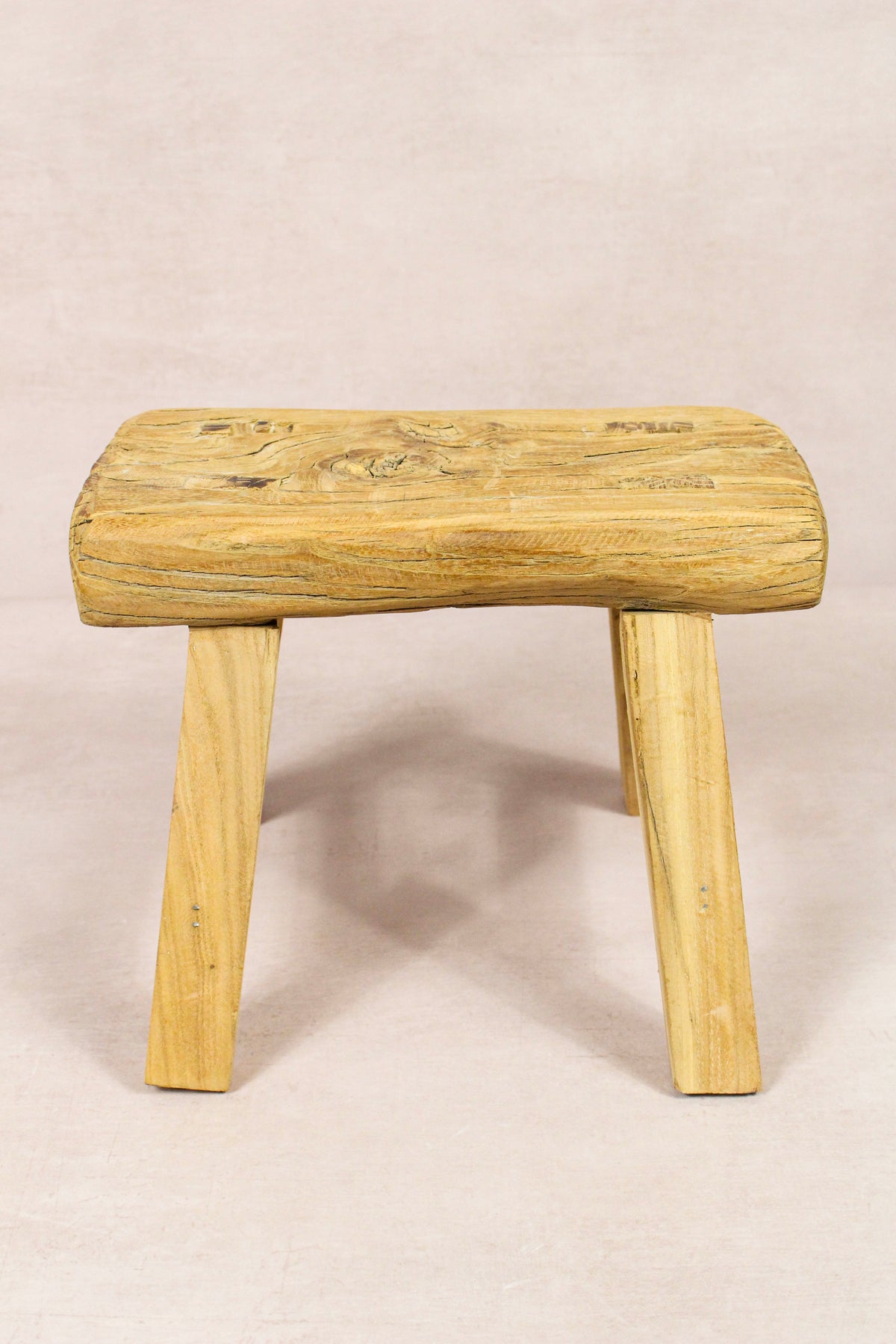 Vintage Rustic Stool - Elm wood - Small - 270