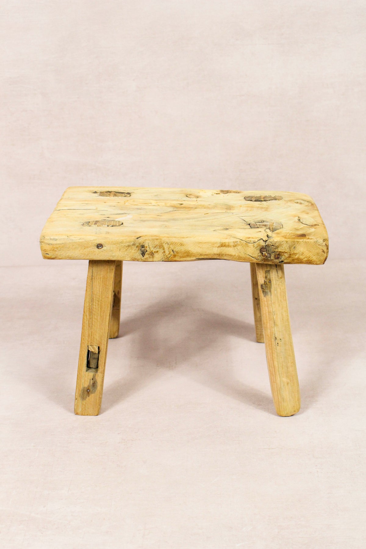 Vintage Rustic Stool - Elm wood - Small - 275
