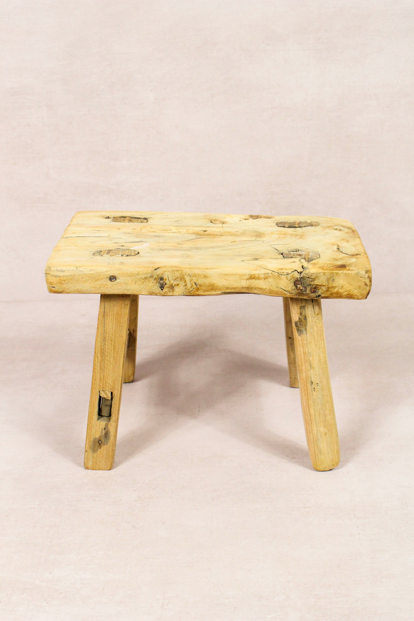 Vintage Rustic Stool - Elm wood - Small - 275