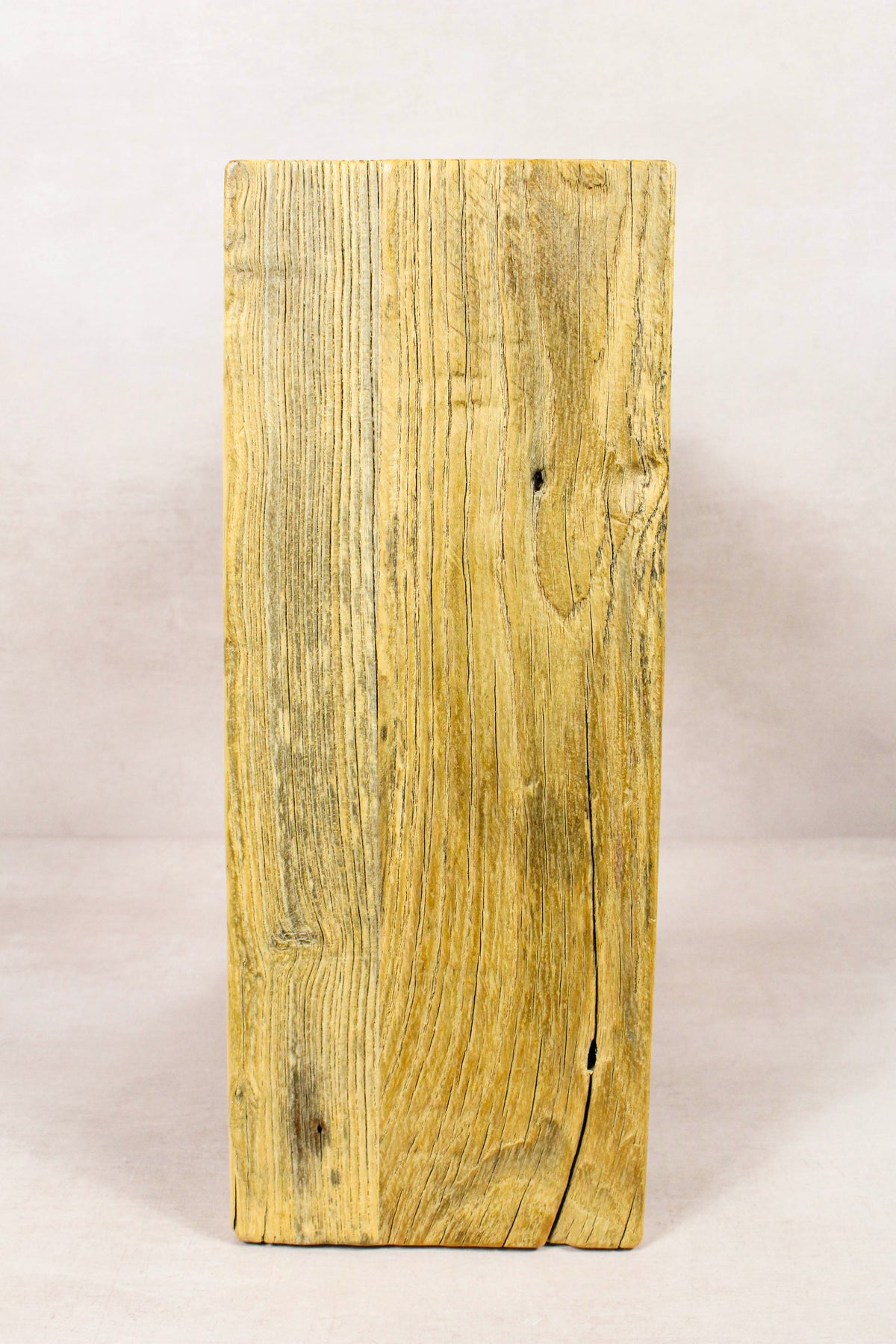 Vintage Rustic Stool - Elm wood - Square - 280