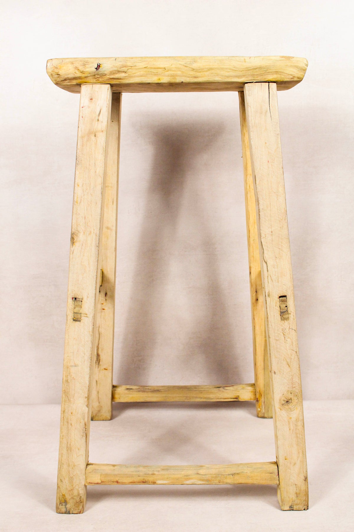 Vintage Rustic Stool - Elm wood - 283