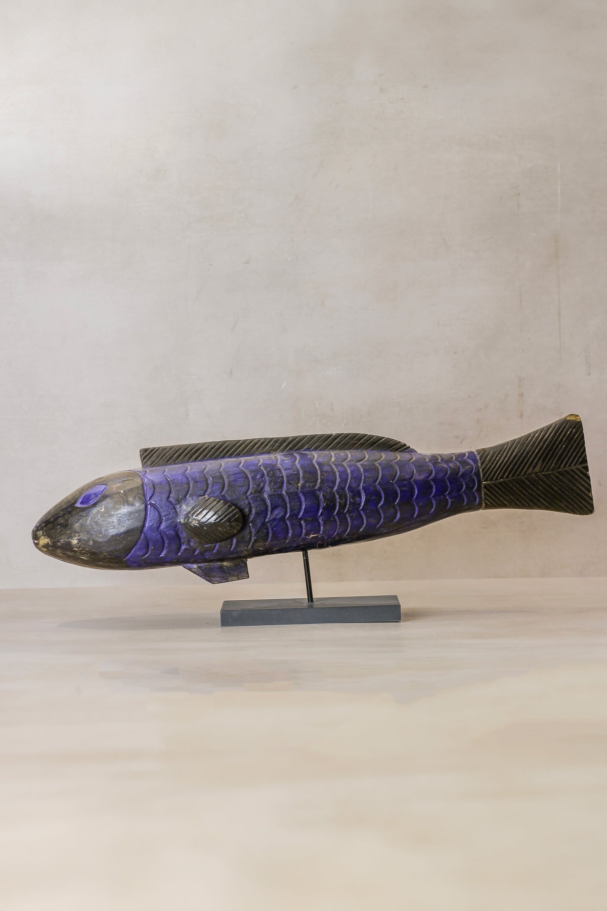 Large Bozo Puppet Fish - Mali - Blue