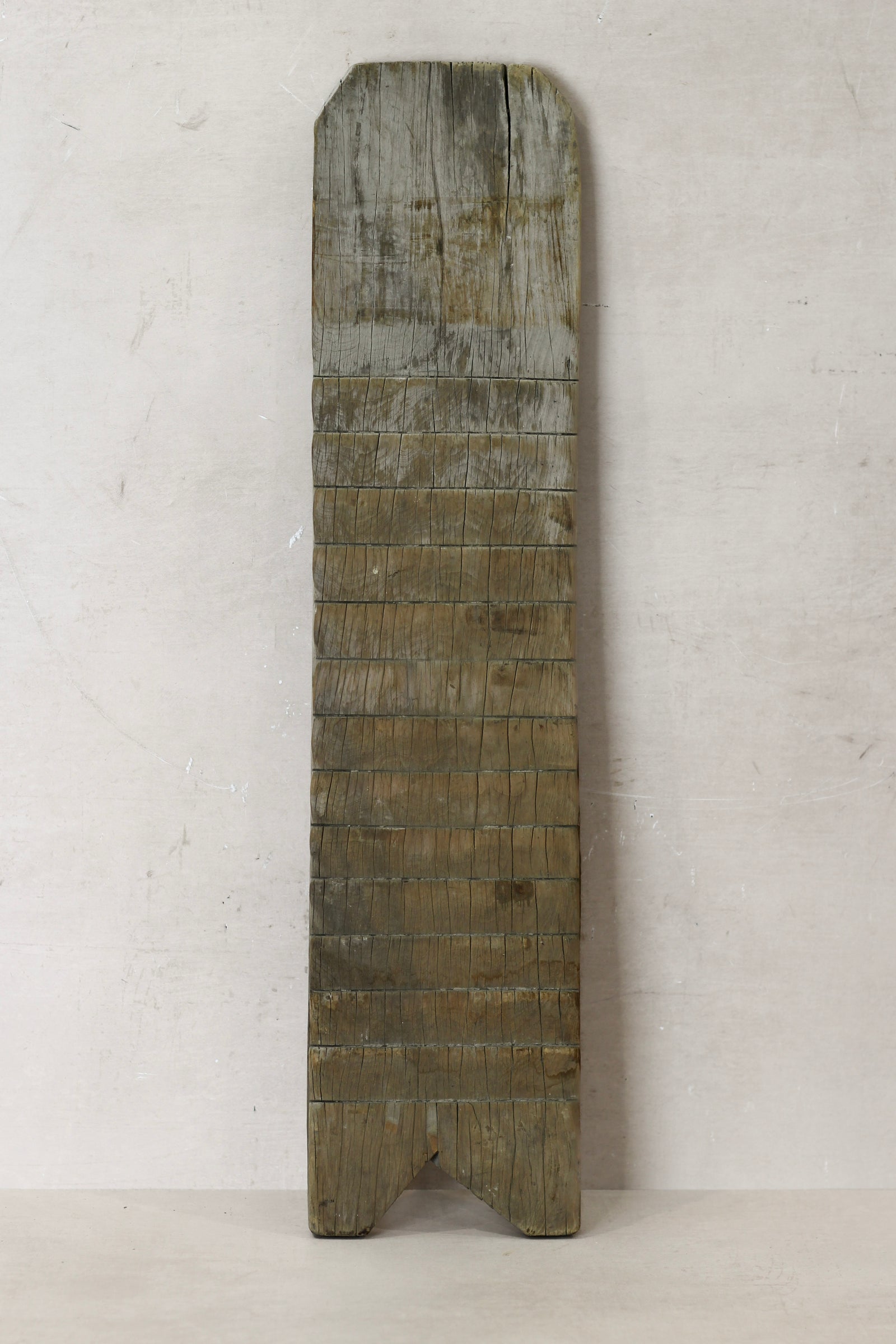 Vintage Elm Wooden Washboard - no 15