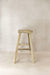 Vintage Rustic Elm Wood Stool - Medium - No 74