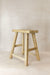 Vintage Rustic Elm Wood Stool - Medium - No 75