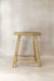 Vintage Rustic Elm Wood Stool - Medium - No 76