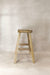 Vintage Rustic Elm Wood Stool - Medium - No 76
