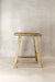 Vintage Rustic Elm Wood Stool - Medium - No 76