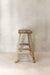 Vintage Rustic Elm Wood Stool - Medium - No 76
