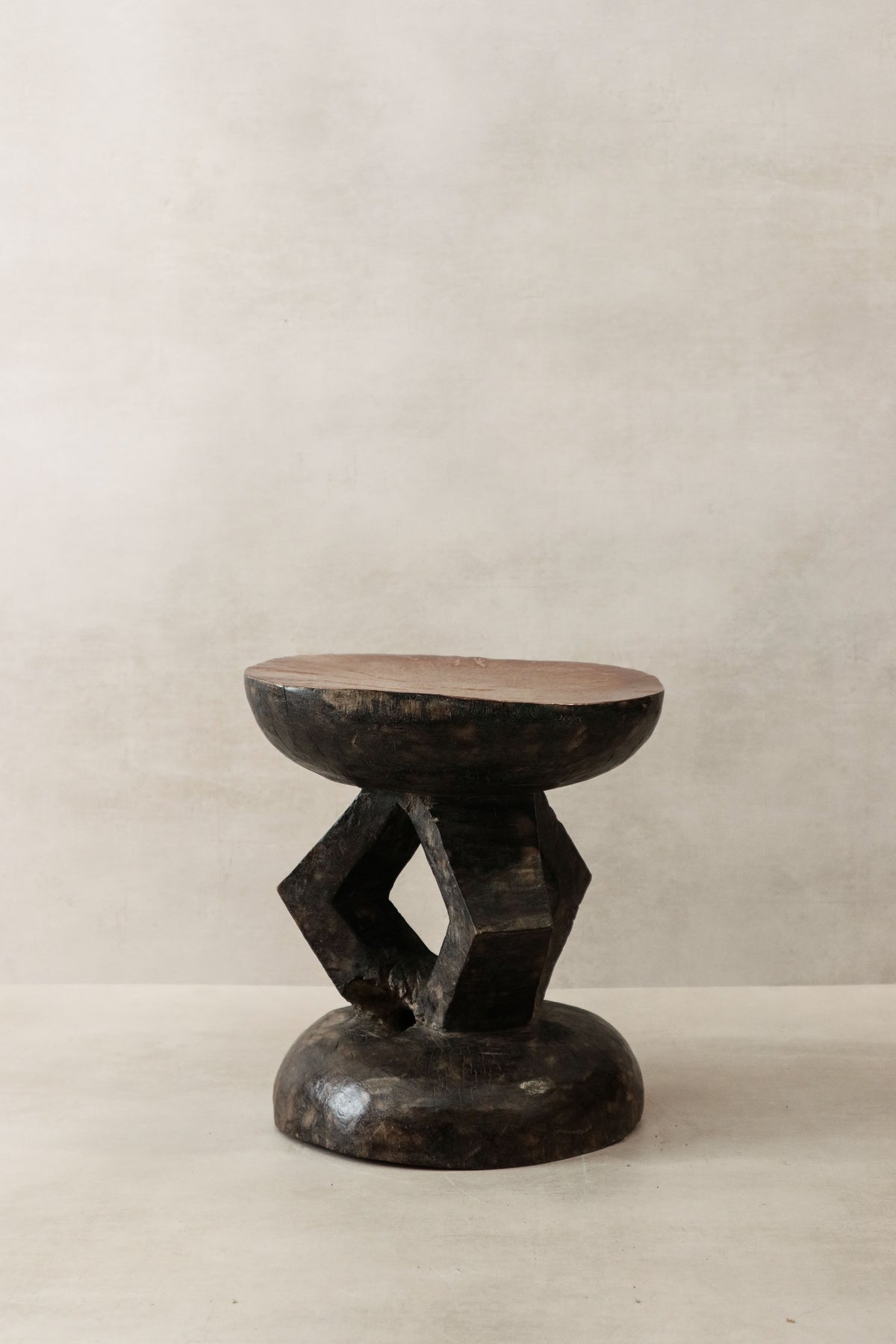 Vintage Tonga Stool - Copper Top - 28.1