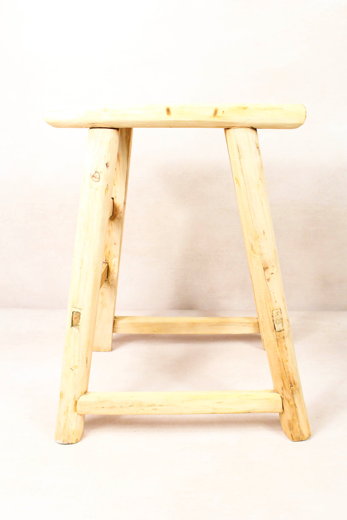 Vintage Rustic Stool - Elm wood - 198