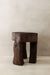Hand Carved Wooden Stool\Side Table - 47.3