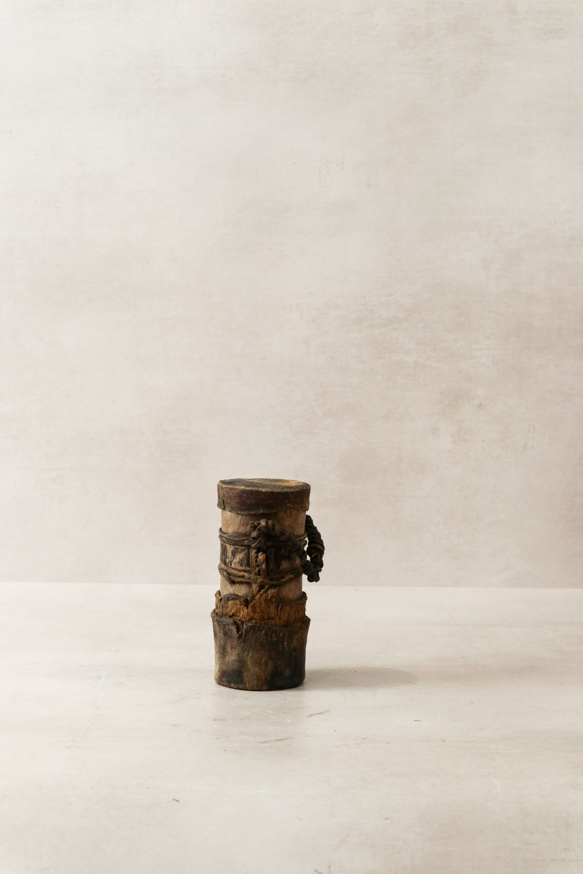 Turkana honey pot — detail of the aged patina