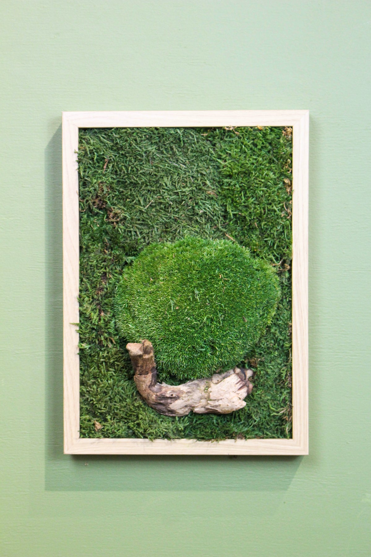 Preserved Moss Art (Wooden Frame)