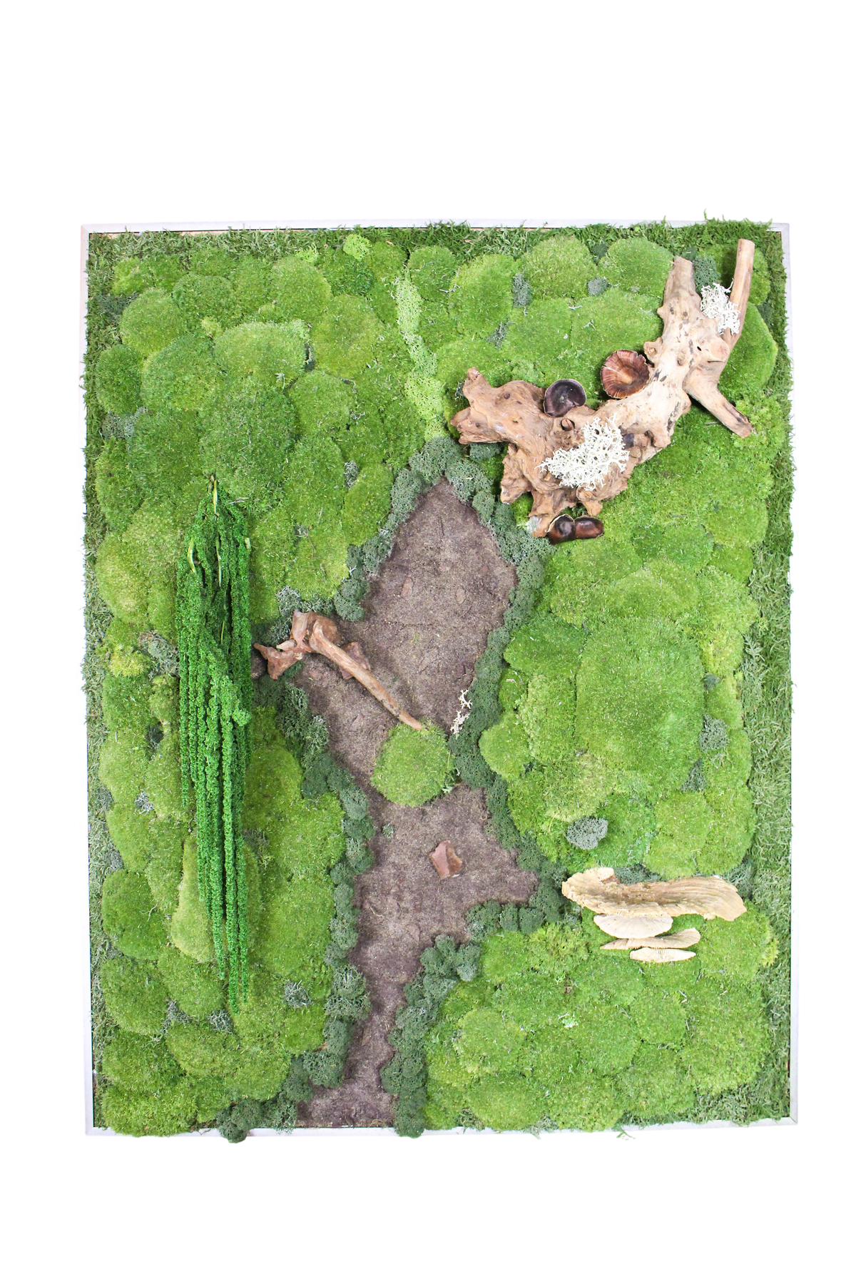 Preserved Moss Art (Metal Frame)