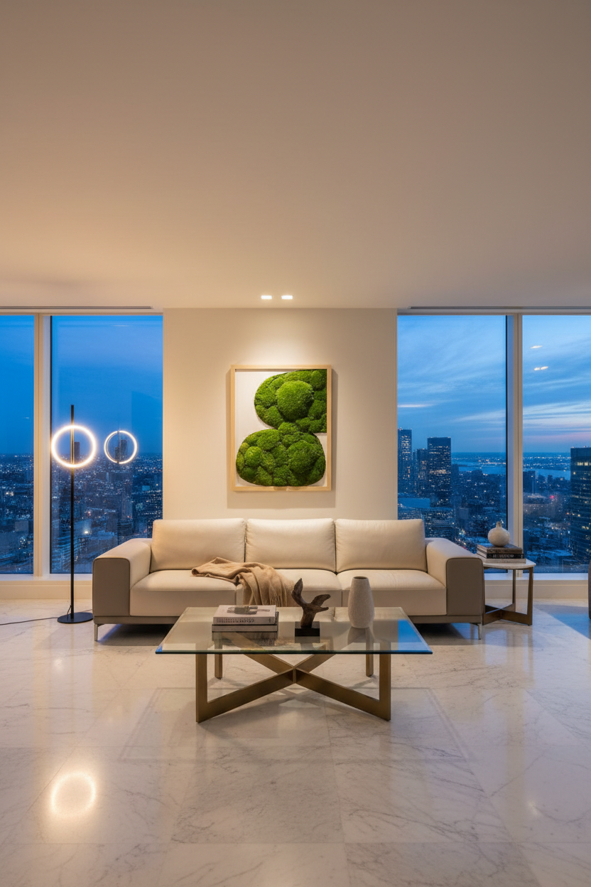 Preserved Moss Art - Contemporary