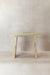 Vintage Rustic Square Elm Wood Stool - No 10