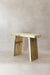 Vintage Rustic Square Elm Wood Stool - No 11
