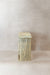 Vintage Rustic Square Elm Wood Stool - No 11