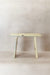 Vintage Rustic Square Elm Wood Stool - No 11