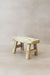 Vintage Rustic Elm Wood Stool - Small - No 18