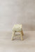 Vintage Rustic Elm Wood Stool - Small - No 18