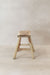 Vintage Rustic Elm Wood Stool - Small - No 20