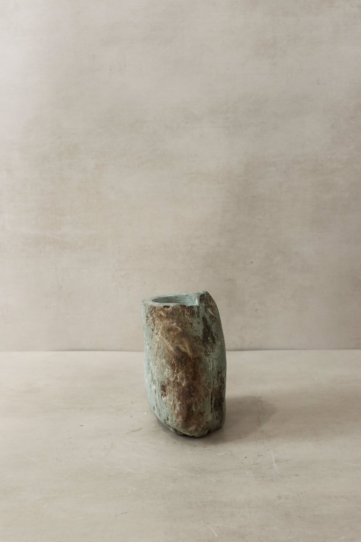 Natural Rough Edge Stone Candle Holder - 98.3