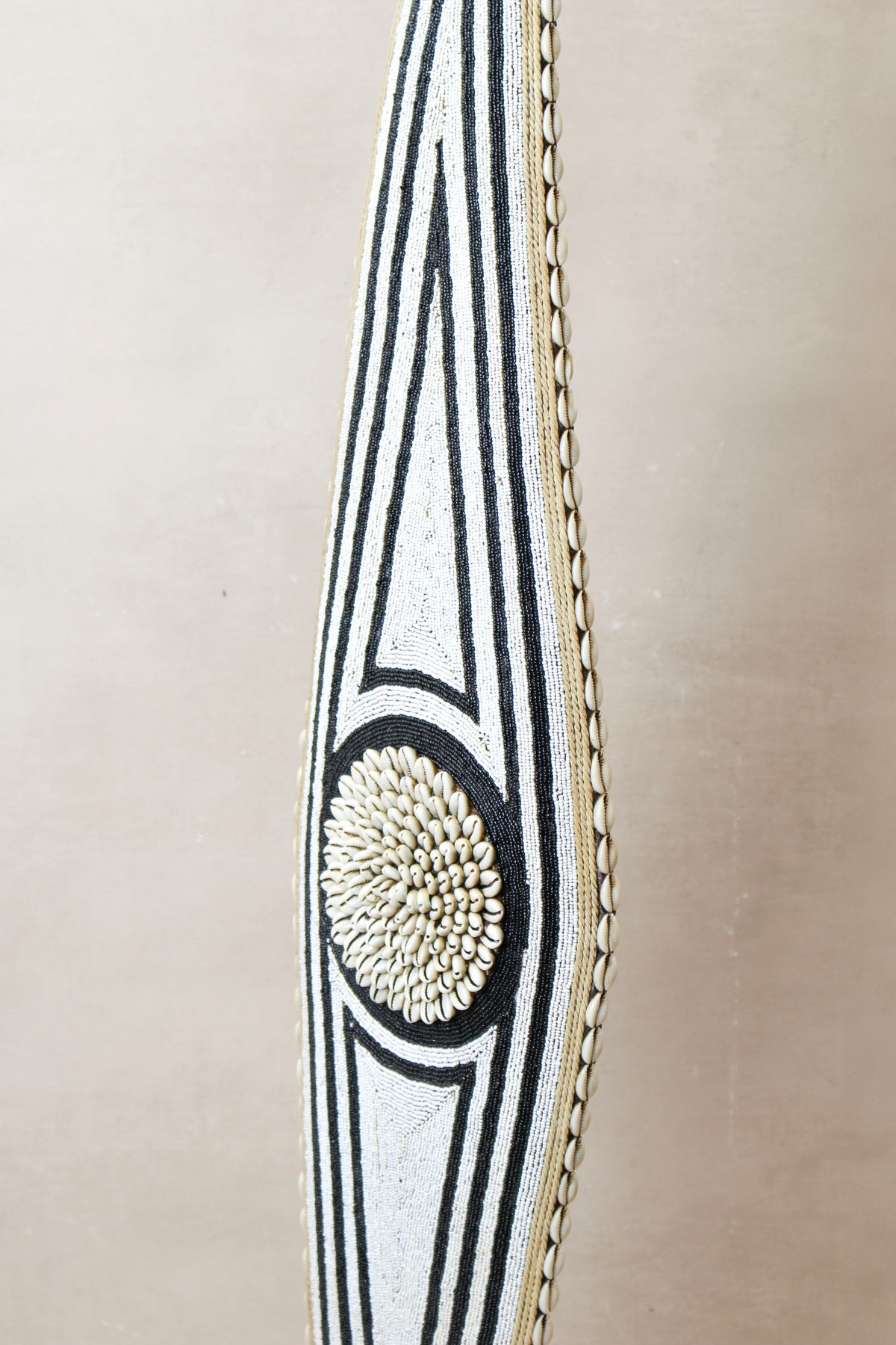 Cameroon Beaded Shield - Large Oblong -  BC01