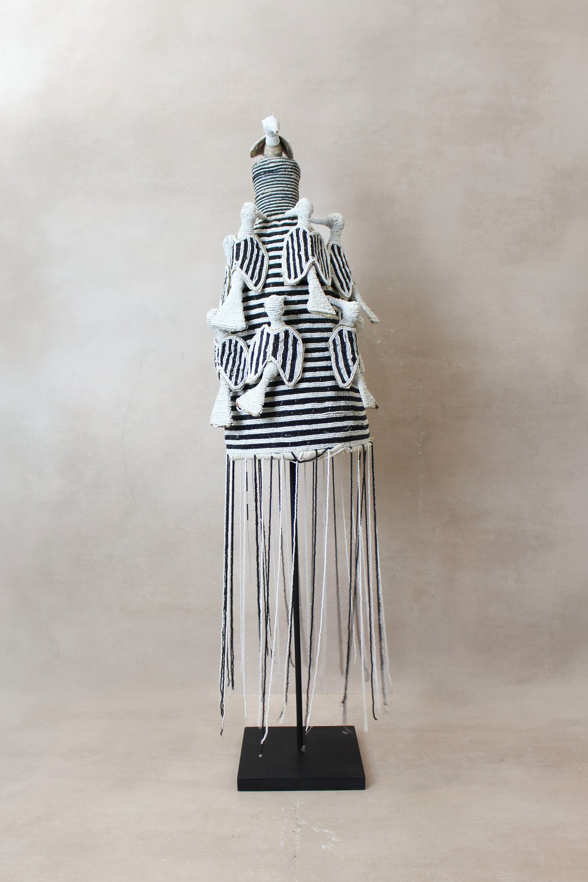 Yoruba Royal Crown Black & White - 15.2